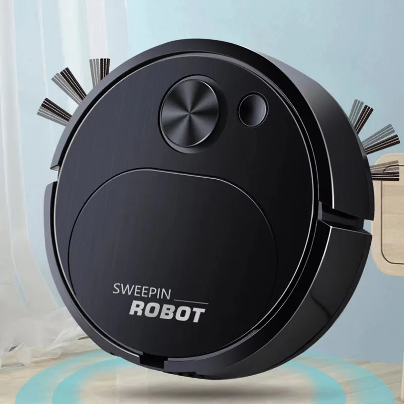 NOVO Aspirador de pó robô USB 3 em 1, inteligente, sem fio, 1500Pa, limpeza e varredura de piso para escritório doméstico