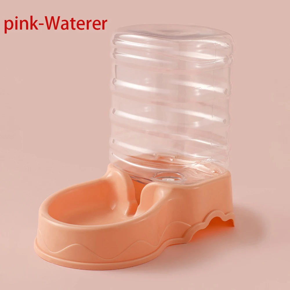 Alimentador para animais de estimação de 3,8L em PP, fonte de água para animais de estimação, tigela para beber, alimentador automático para animais de estimação, grande dispensador de comida para cães e gatos