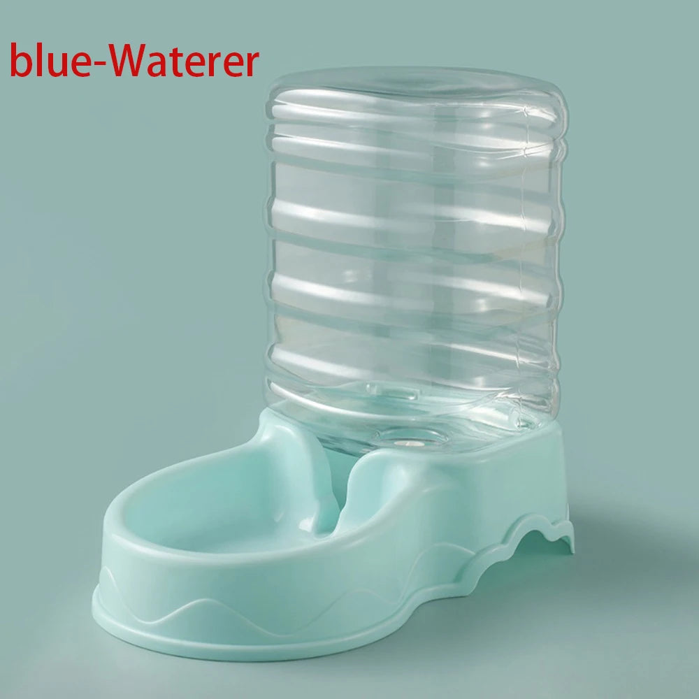 Alimentador para animais de estimação de 3,8L em PP, fonte de água para animais de estimação, tigela para beber, alimentador automático para animais de estimação, grande dispensador de comida para cães e gatos