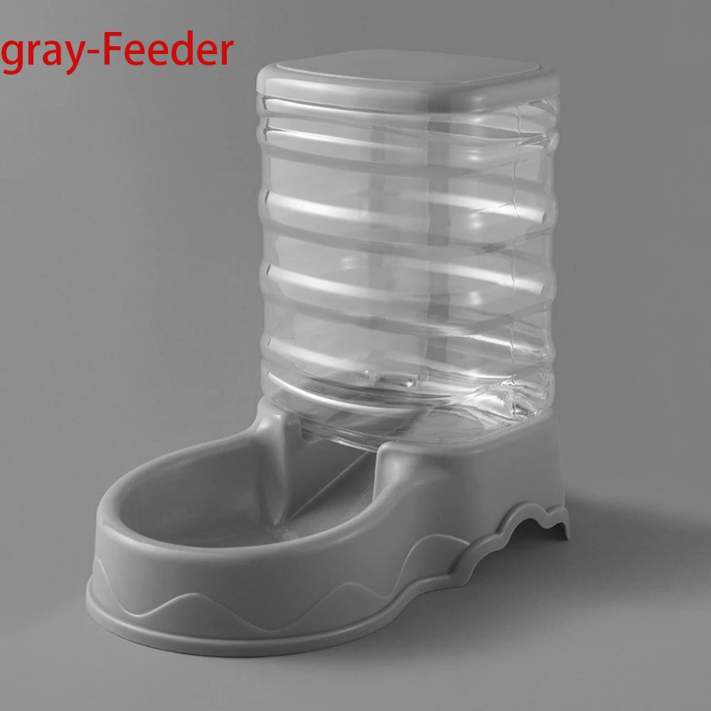 Alimentador para animais de estimação de 3,8L em PP, fonte de água para animais de estimação, tigela para beber, alimentador automático para animais de estimação, grande dispensador de comida para cães e gatos