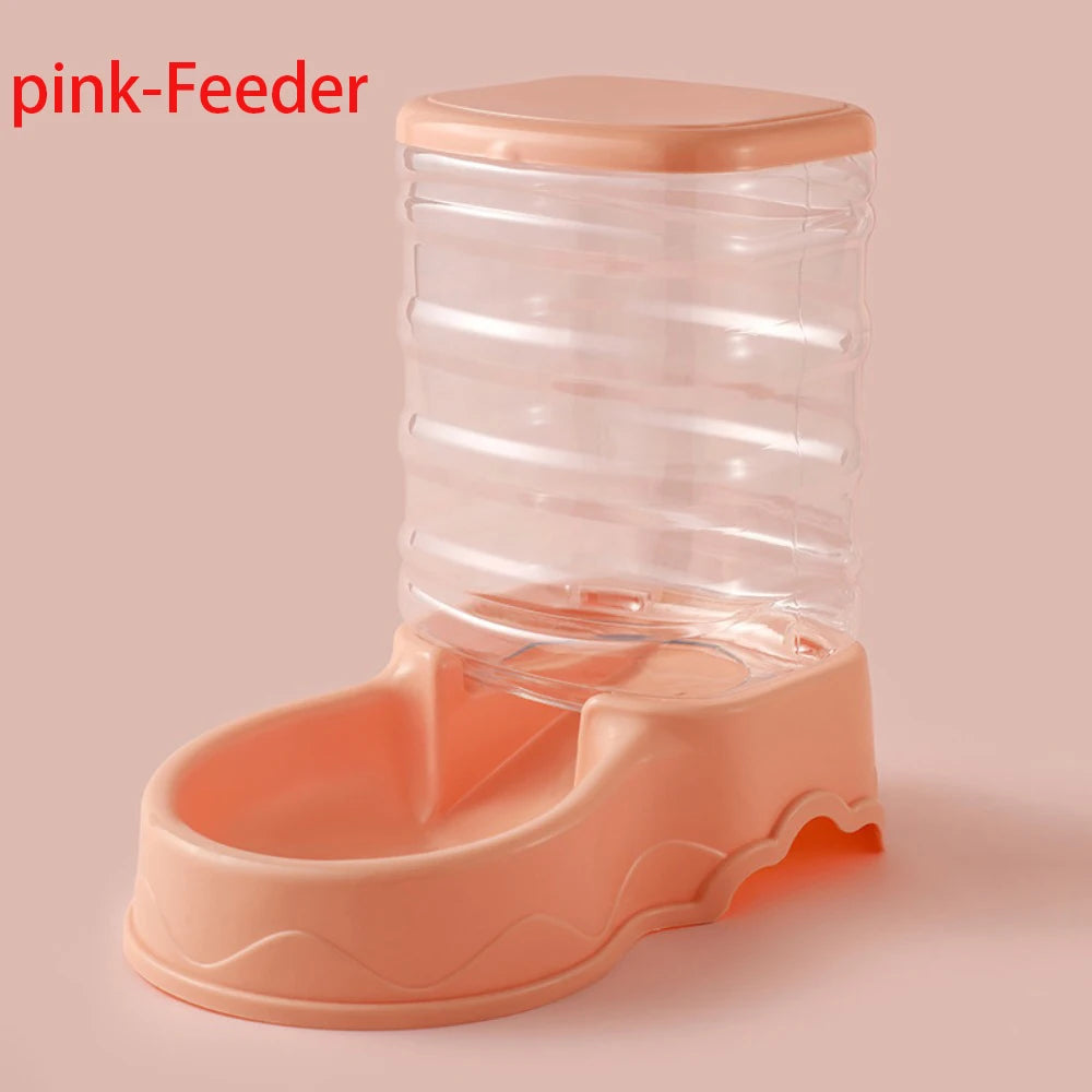 Alimentador para animais de estimação de 3,8L em PP, fonte de água para animais de estimação, tigela para beber, alimentador automático para animais de estimação, grande dispensador de comida para cães e gatos