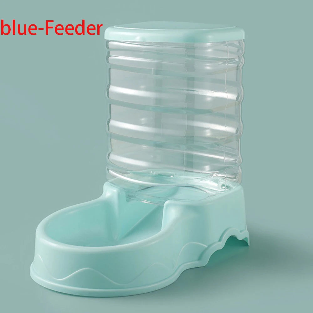 Alimentador para animais de estimação de 3,8L em PP, fonte de água para animais de estimação, tigela para beber, alimentador automático para animais de estimação, grande dispensador de comida para cães e gatos