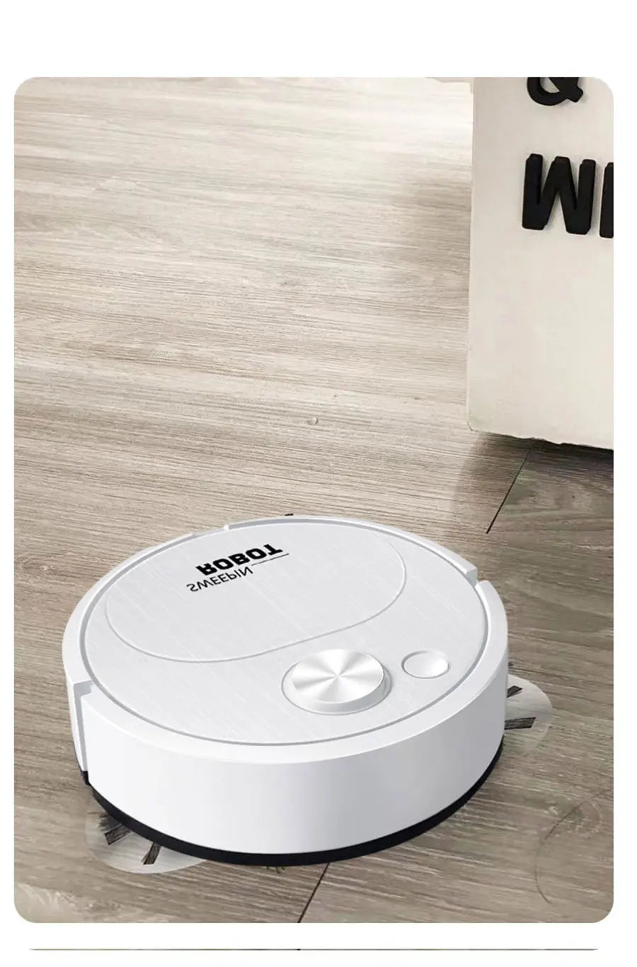 NOVO Aspirador de pó robô USB 3 em 1, inteligente, sem fio, 1500Pa, limpeza e varredura de piso para escritório doméstico