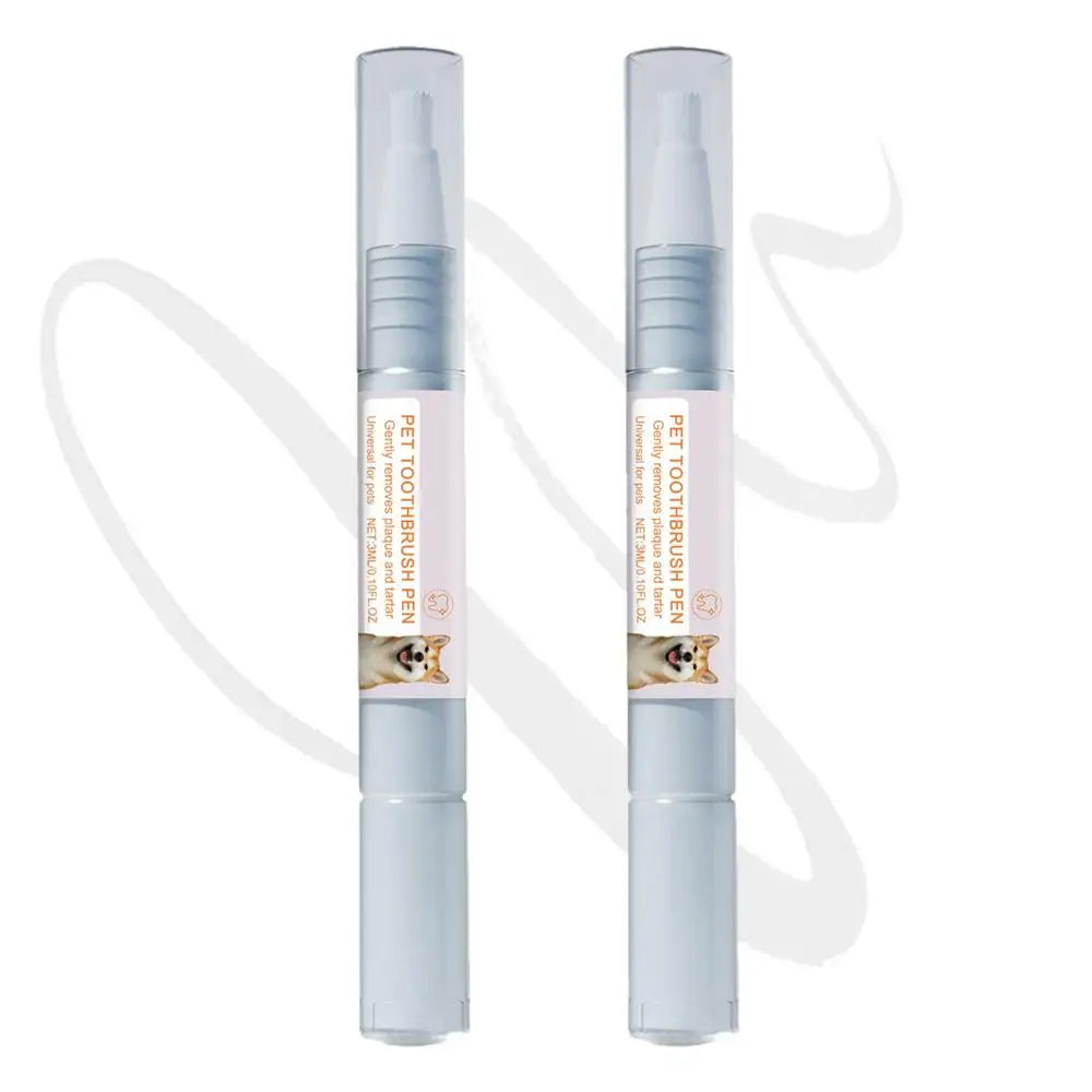 Caneta para limpeza de dentes de animais de estimação Caneta dental para animais de estimação Caneta para escova de dentes de cachorro Caneta refrescante para clareamento de dentes de gato Suprimentos para animais de estimação