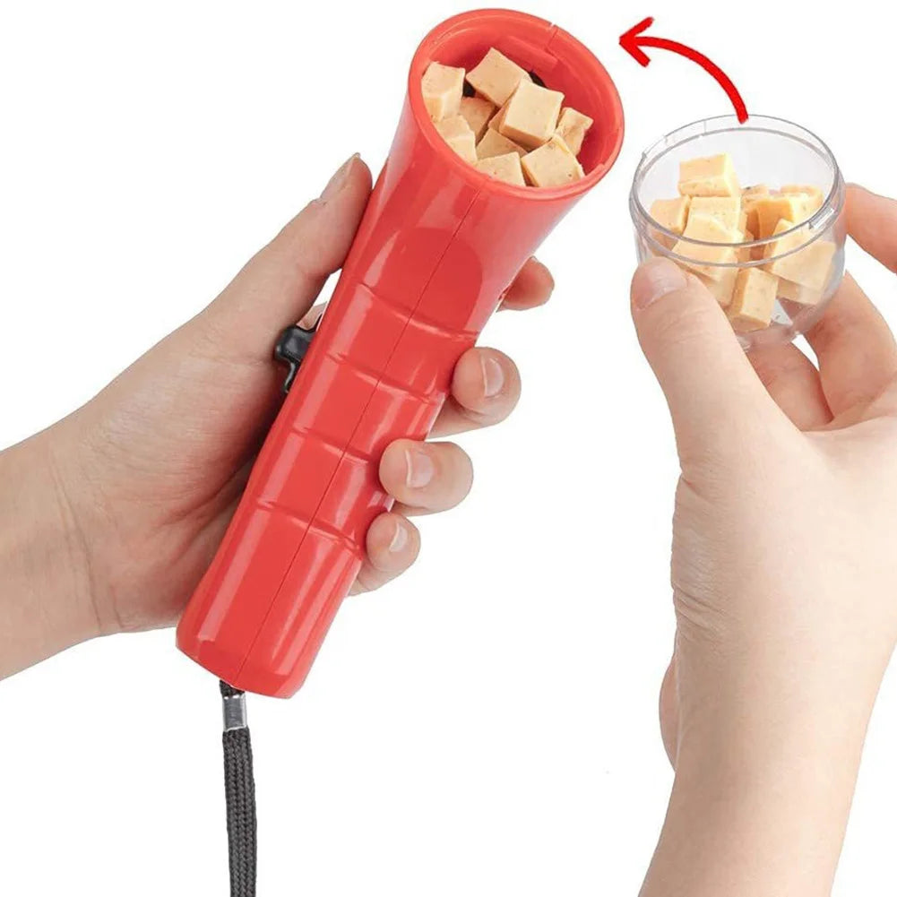 Equipamento de treinamento para alimentação de animais de estimação, dispensador interativo de alimentos, lançador de armas, lançador de petiscos para cães e gatos, treinamento de exercícios