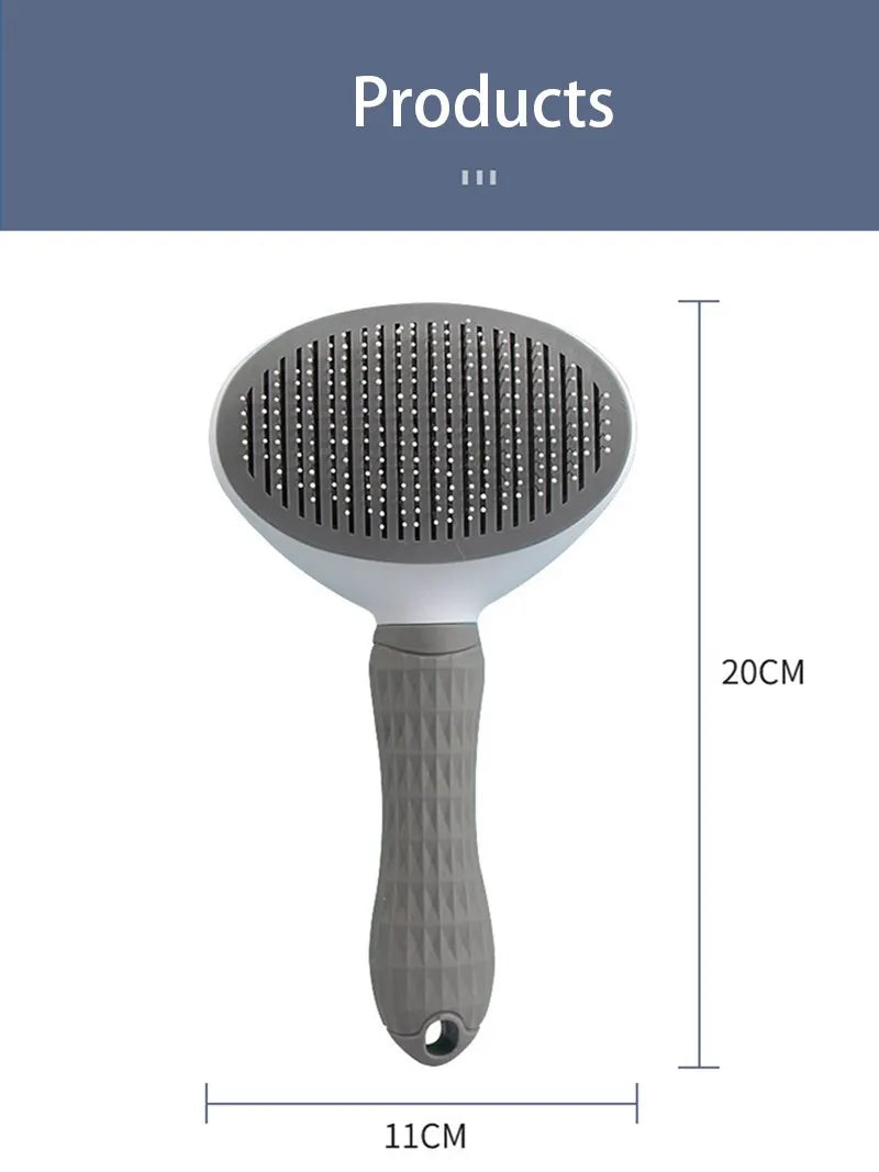 Escova de pelos para cães e gatos, pente para gatos, escova removedora de pelos para cães, gatos, filhotes e gatinhos, ferramentas de higiene, acessórios para cães e suprimentos para animais de estimação