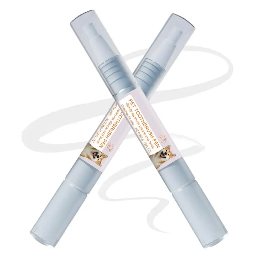 Caneta para limpeza de dentes de animais de estimação Caneta dental para animais de estimação Caneta para escova de dentes de cachorro Caneta refrescante para clareamento de dentes de gato Suprimentos para animais de estimação