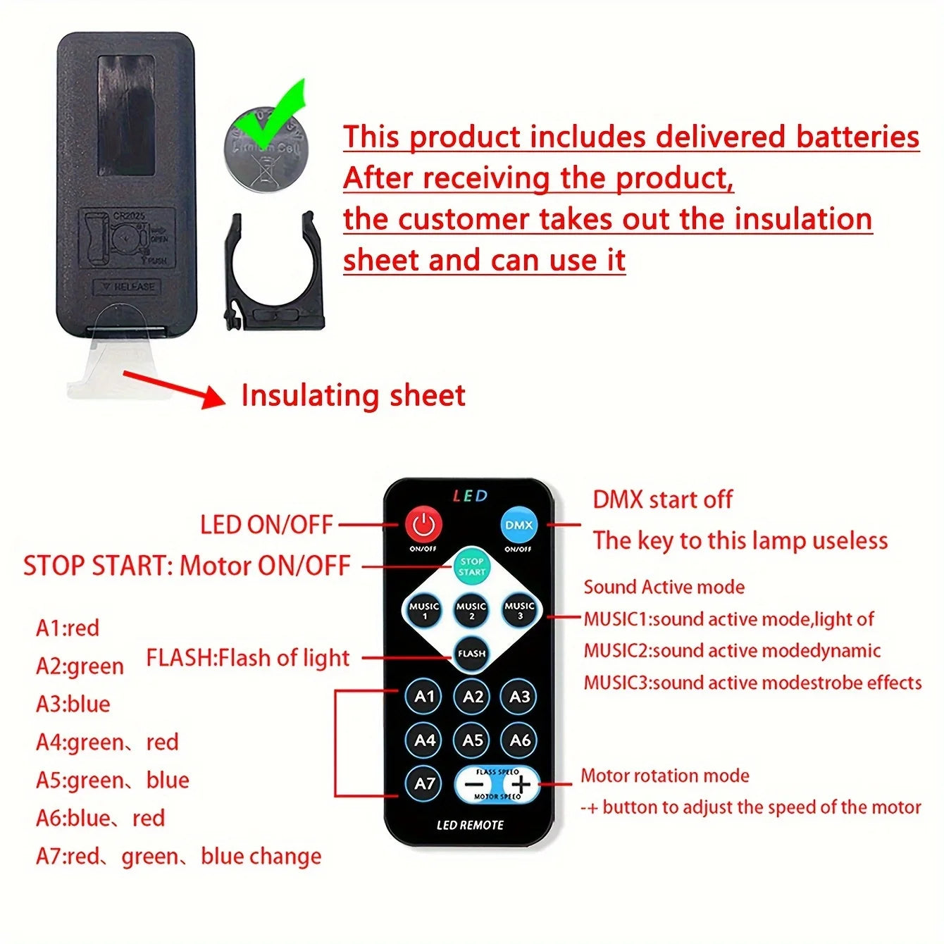 Lâmpada projetora de galáxia com céu estrelado, luz noturna LED com controle remoto, som ativo, carregamento USB de 5 V, 7 modos para decoração de festa de quarto infantil