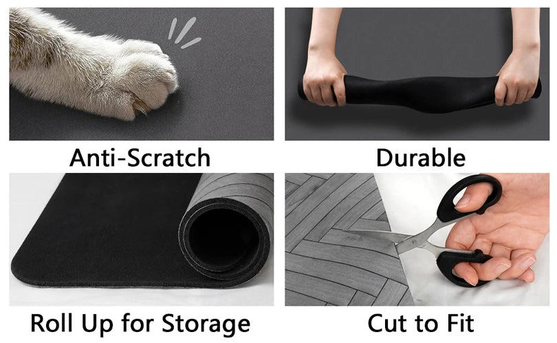 Tapete de mesa para alimentação de animais de estimação, , para tigela de comida e água, com revestimento de borracha à prova d'água, tapete de água de secagem rápida para cães e gatos