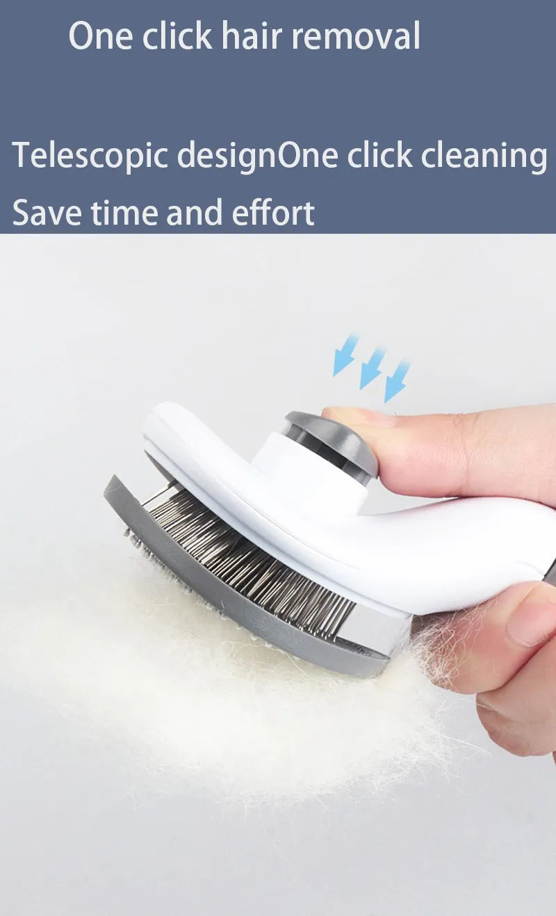 Escova de pelos para cães e gatos, pente para gatos, escova removedora de pelos para cães, gatos, filhotes e gatinhos, ferramentas de higiene, acessórios para cães e suprimentos para animais de estimação
