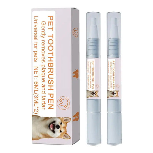 Caneta para limpeza de dentes de animais de estimação Caneta dental para animais de estimação Caneta para escova de dentes de cachorro Caneta refrescante para clareamento de dentes de gato Suprimentos para animais de estimação